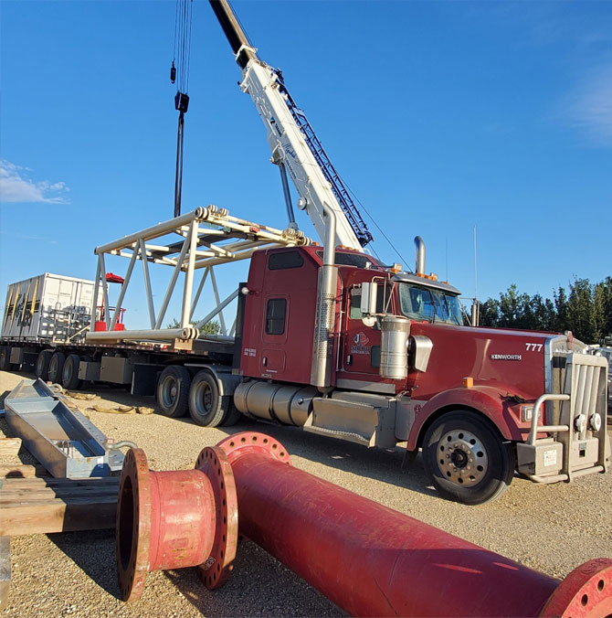 Oversize Load Trucking Service